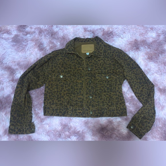 American Eagle Leopard Jacket - Picture 1 of 2